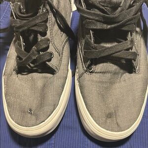 Vans Black Hi-Top Sneakers with Rubber Soles